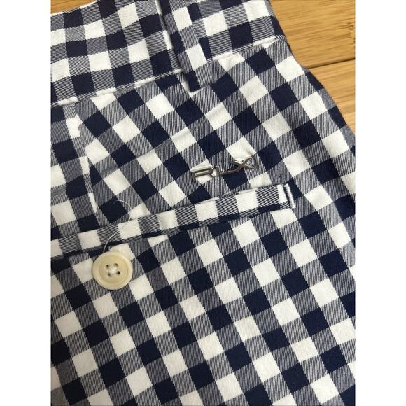 Ralph Lauren RLX Plaid Flat Front Bermuda Shorts Resort Wear Athleisure Luxe 35 - Picture 3 of 5